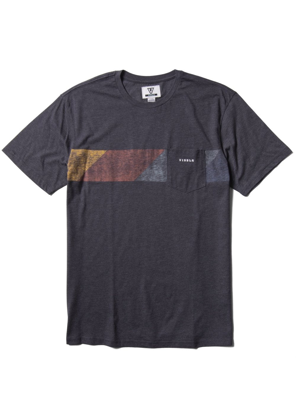 Vissla Boy's T Shirt | Mojo Pocket Tee Graphite / S