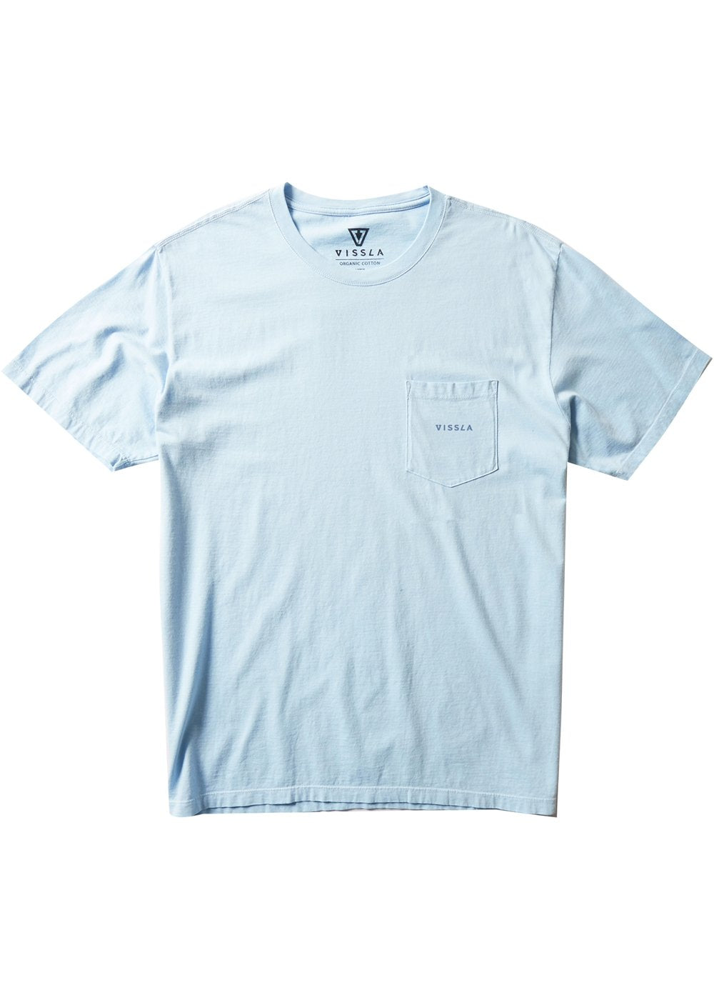 Vissla Men\'s T-Shirt Pocket | Sleeve Tee – Premium Long Vintage