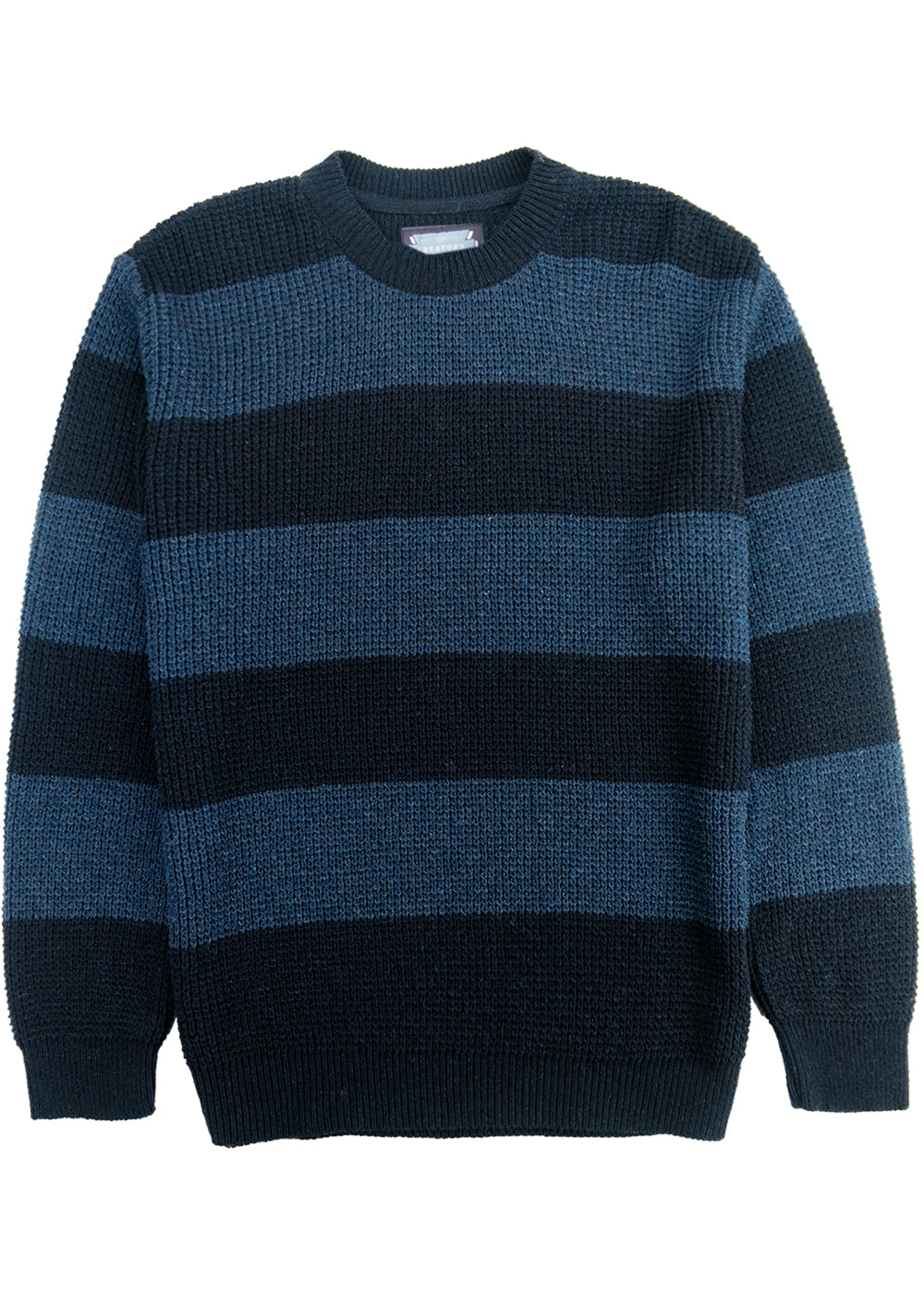 Orvis Fishing Sweater Mens Medium Blue Pima Cotton Mock Neck 1/4