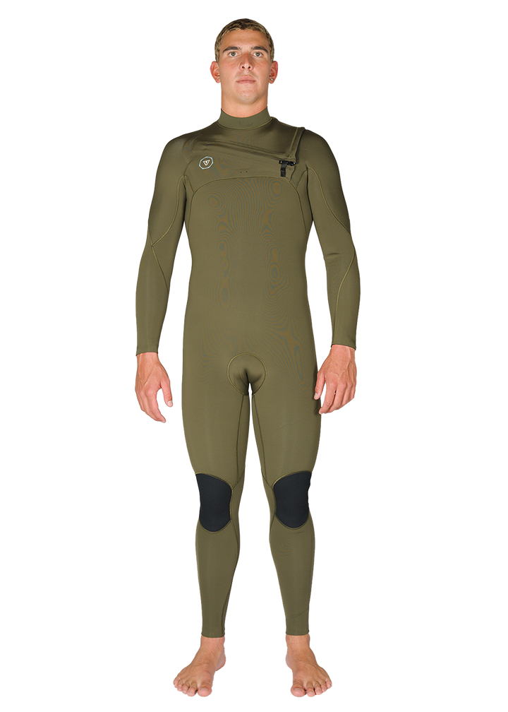 7 Seas 4-3 Full Chest Zip Wetsuit