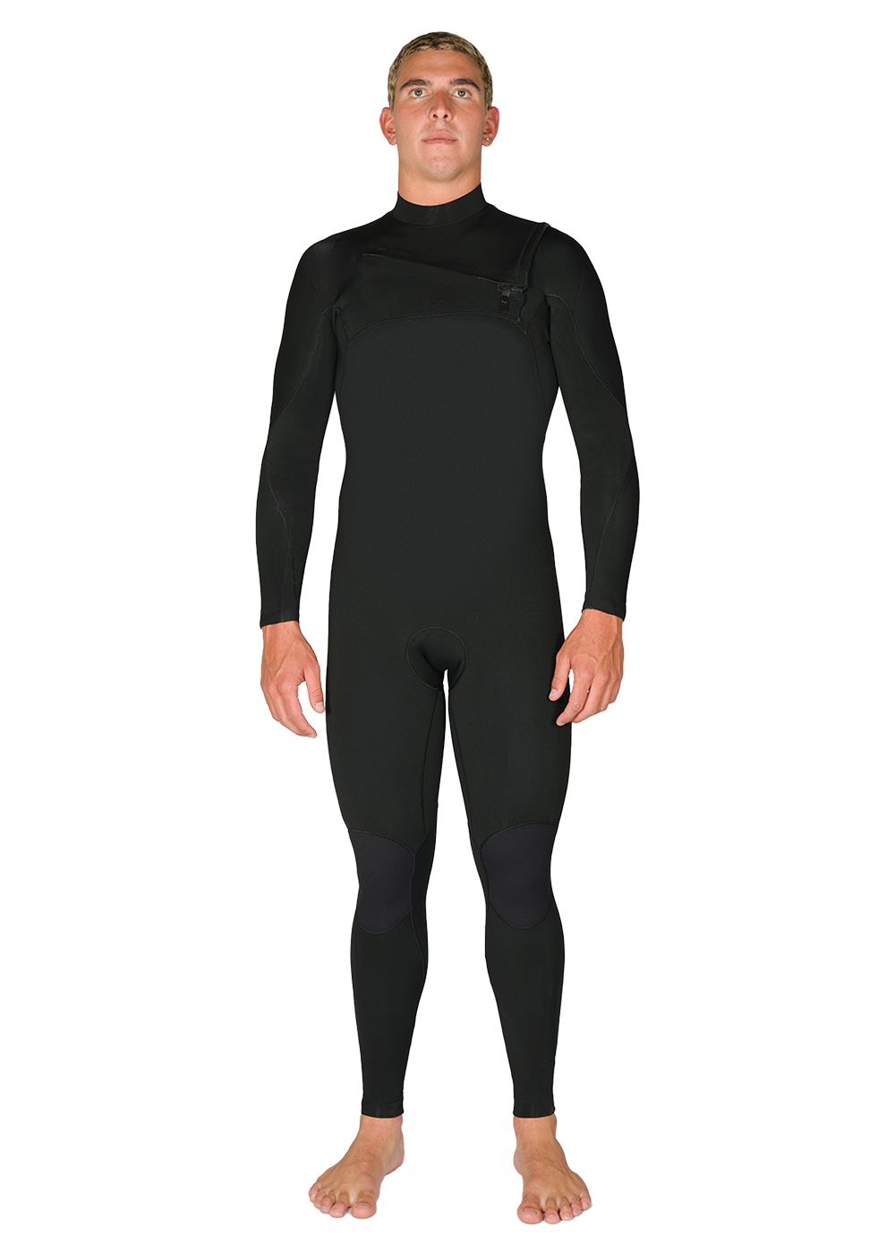 7 Seas 4-3 Full Chest Zip Wetsuit- No Logos