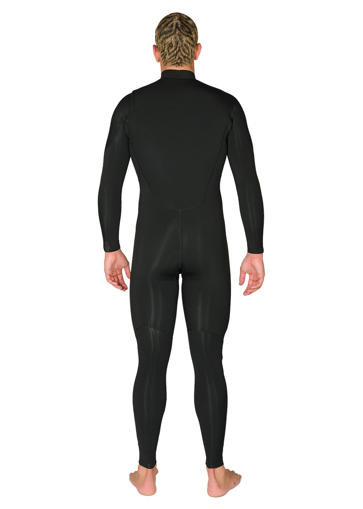 7 Seas 4-3 Full Chest Zip Wetsuit- No Logos