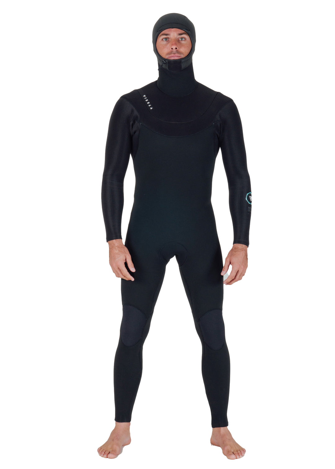 New Seas 4-3 Hooded U-Zip Wetsuit