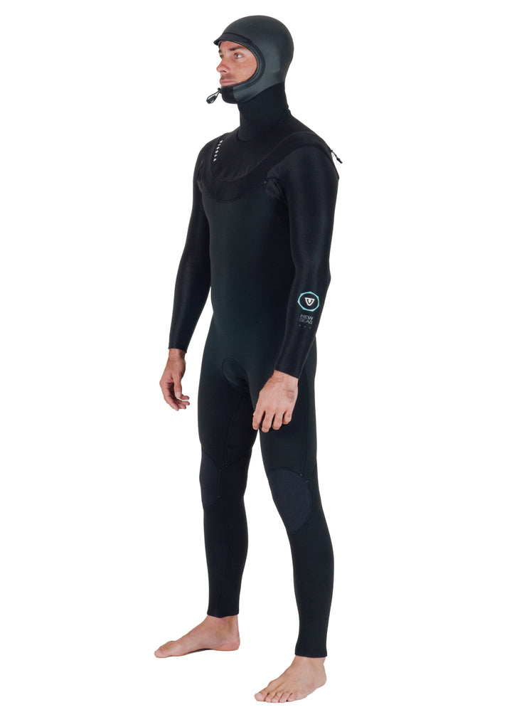 New Seas 5-4 Hooded U-Zip Wetsuit