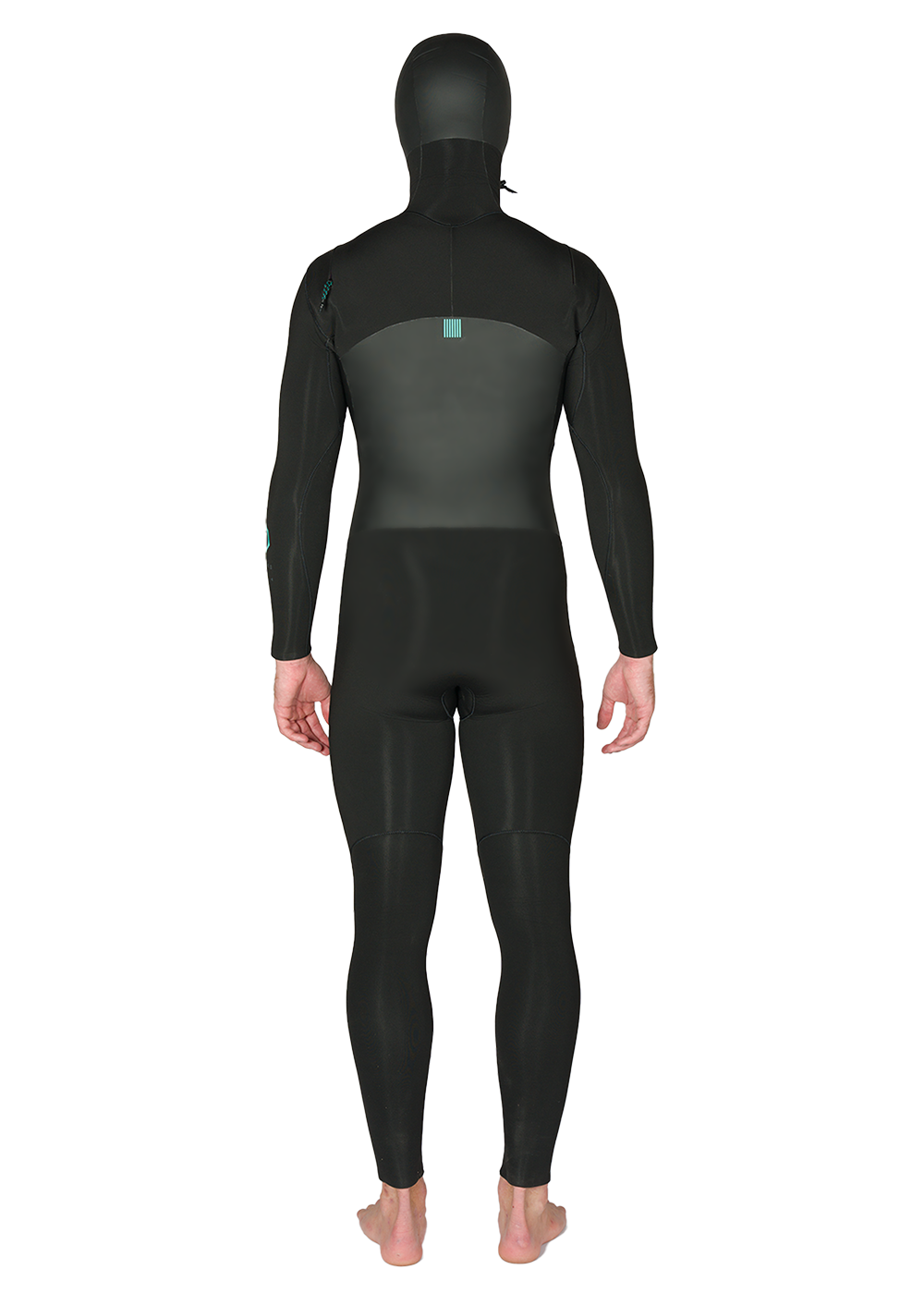 New Seas 4-3 Hooded U-Zip Wetsuit