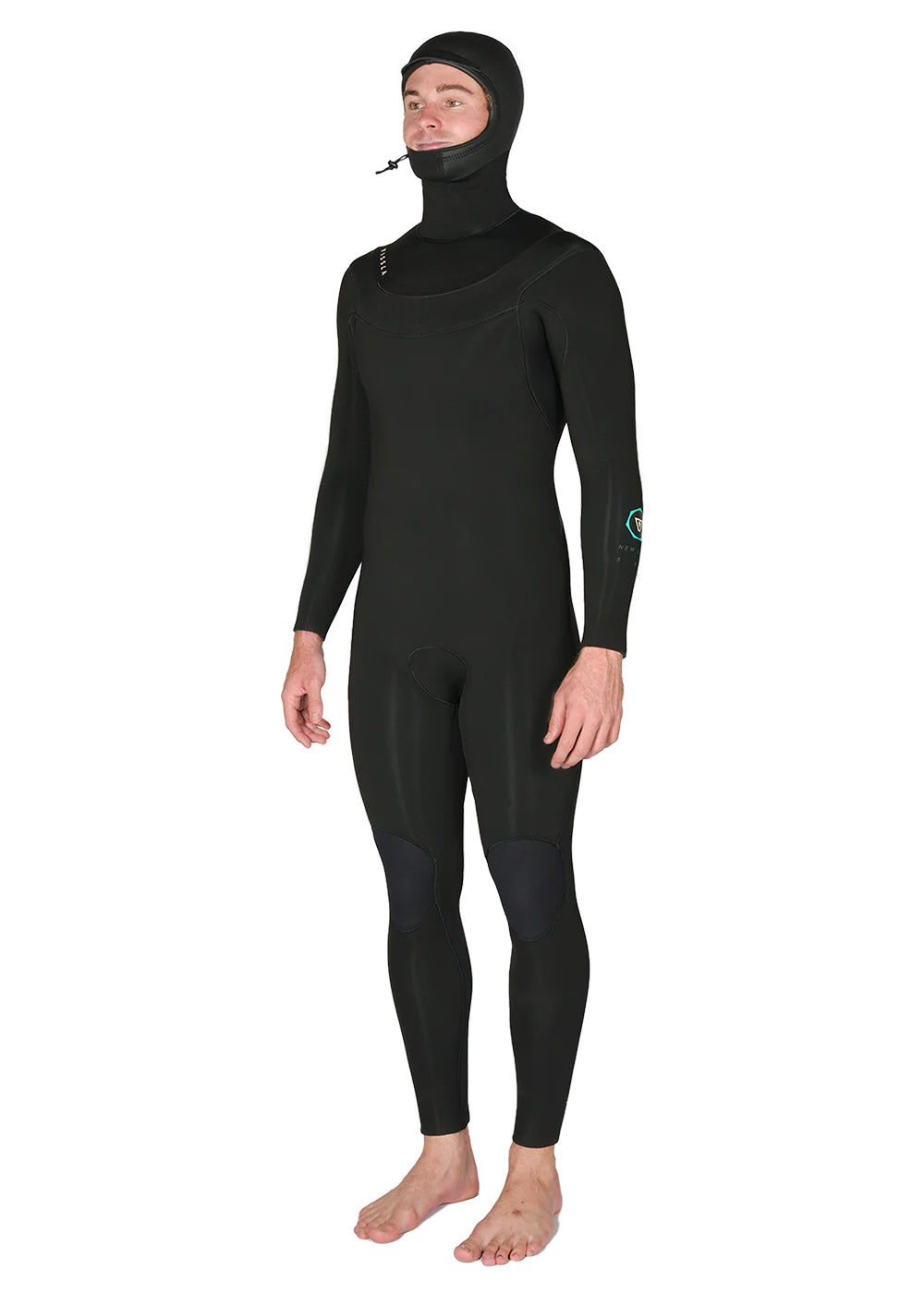 New Seas 4-3 Hooded U-Zip Wetsuit