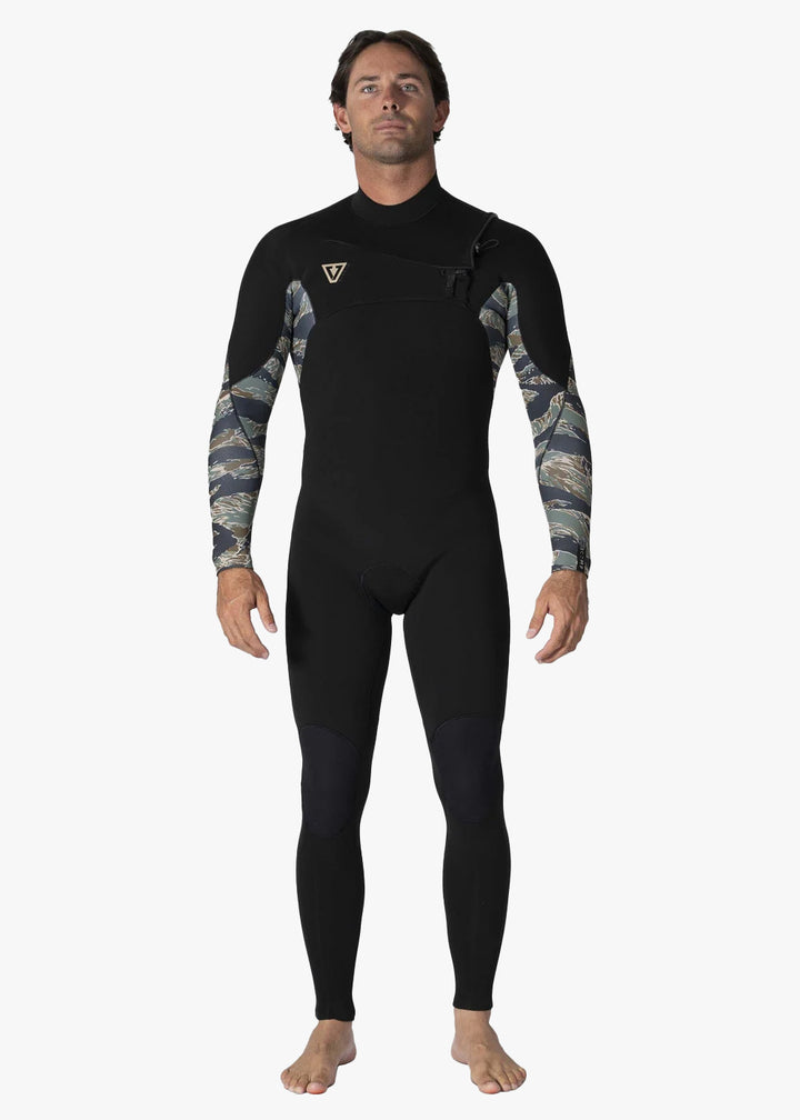 7 Seas Comp 4-3 Full Chest Zip Wetsuit