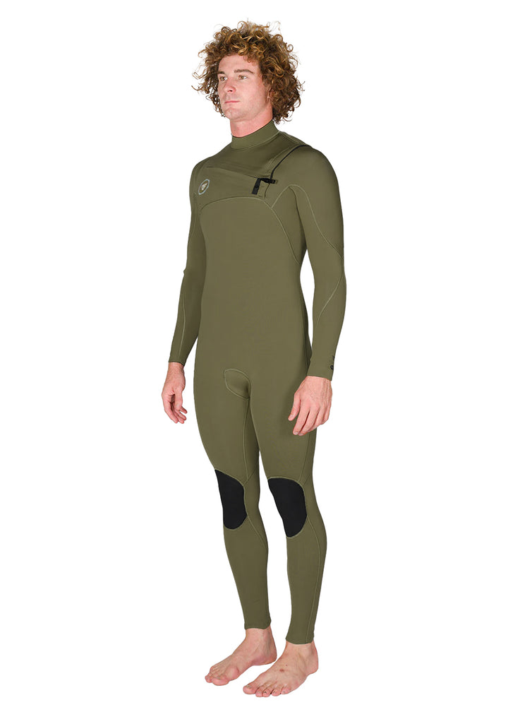 7 Seas 4-3 Full Chest Zip Wetsuit