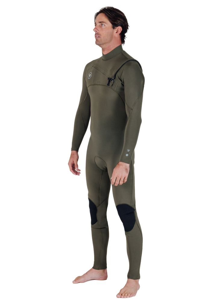 7 Seas 4-3 Full Chest Zip Wetsuit