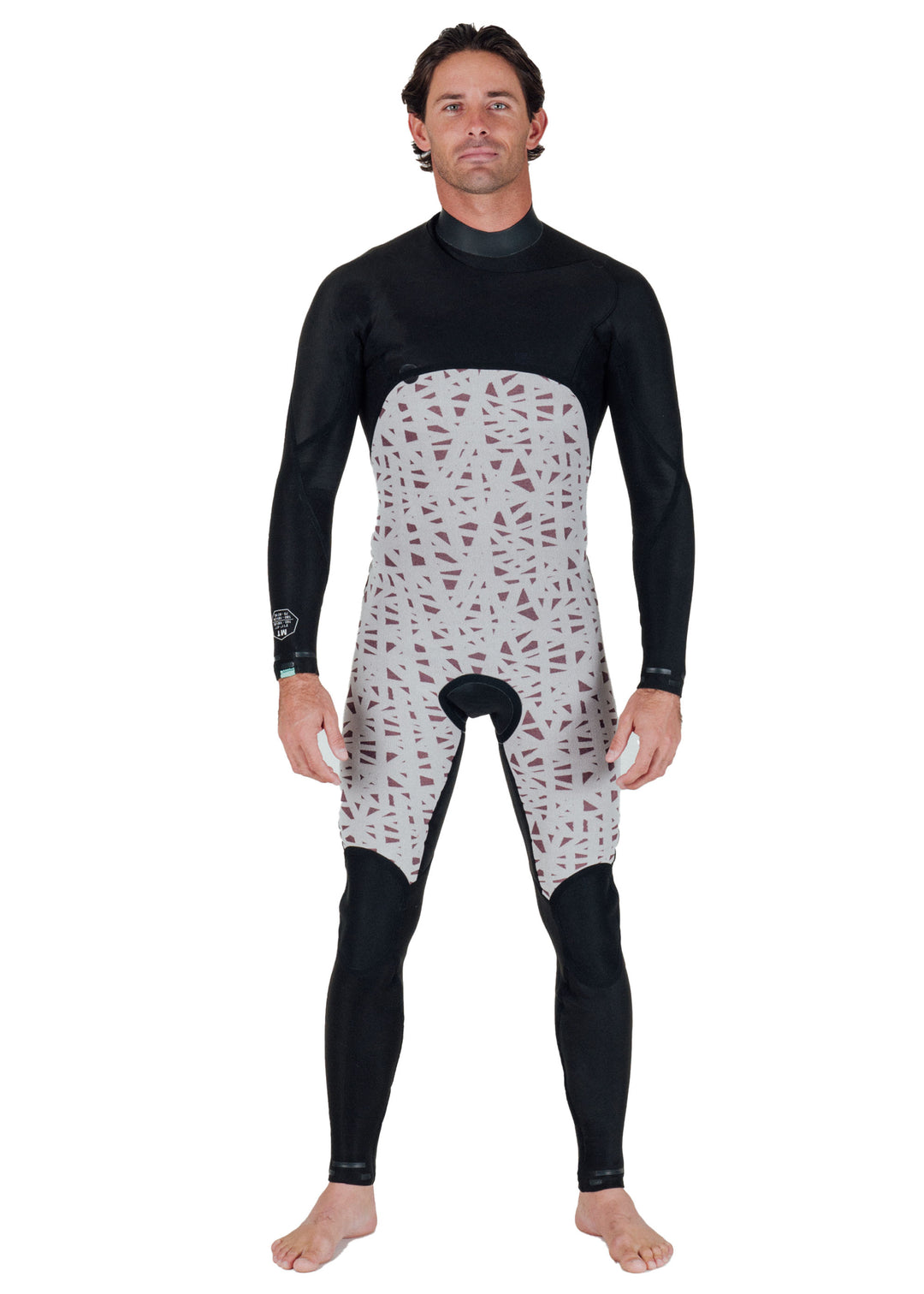 7 Seas 4-3 Full Chest Zip Wetsuit