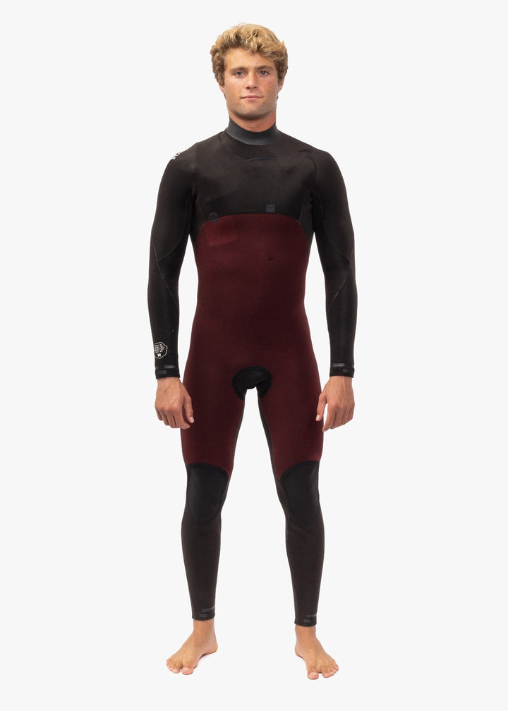 7 Seas Comp 4-3 Full Chest Zip Wetsuit