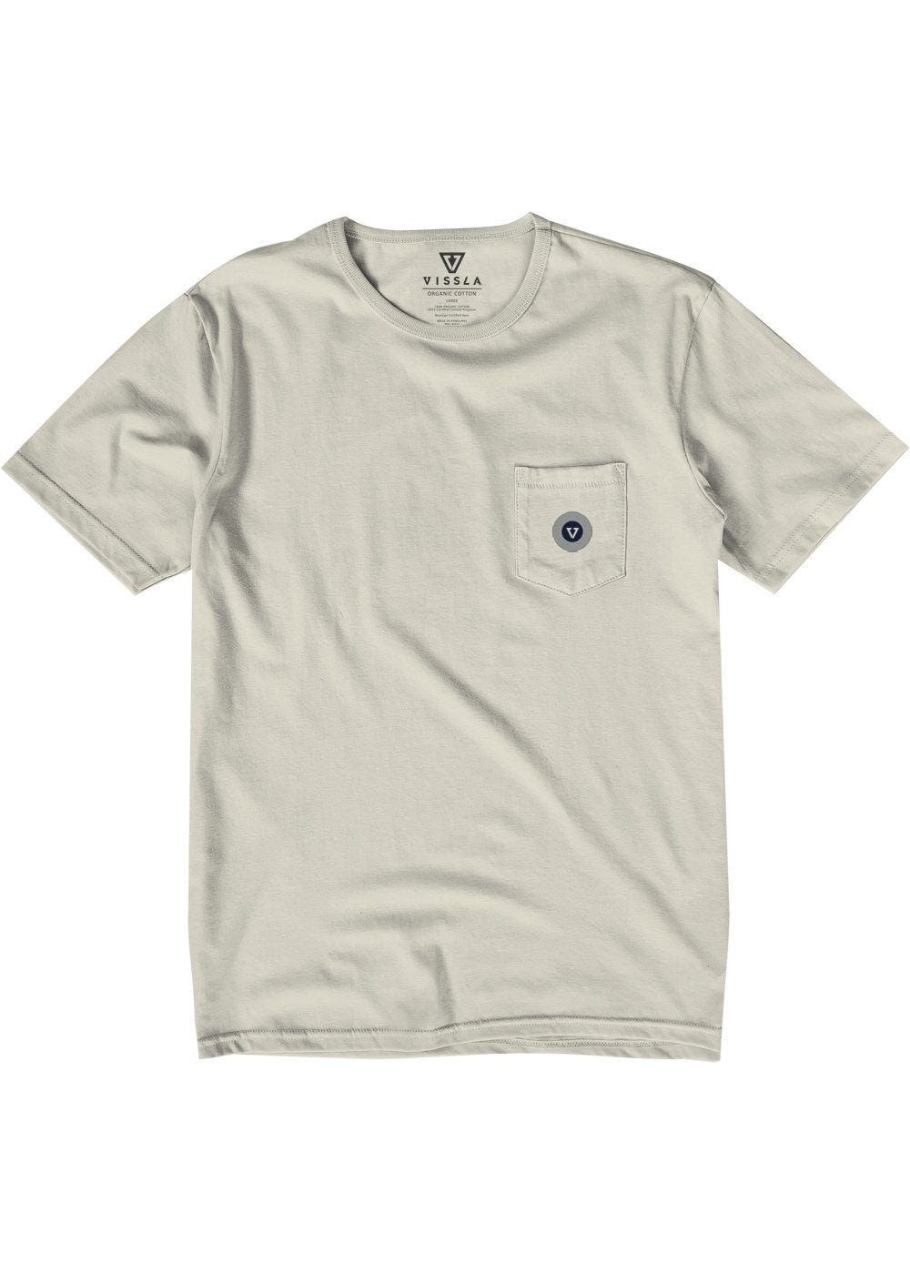Vissla Mens | Organic T-Shirt – Pocket Cosmic Tee Tide
